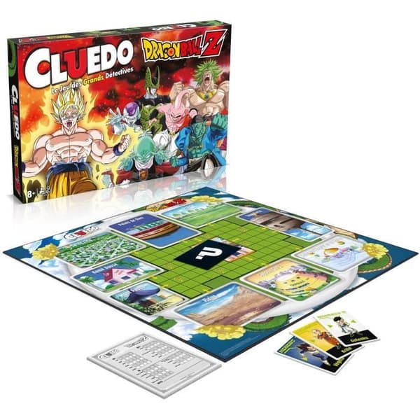Cluedo - CLUEDO - Dragon Ball Z - Partyspel - 2 spelare eller fler - 8 år gammal