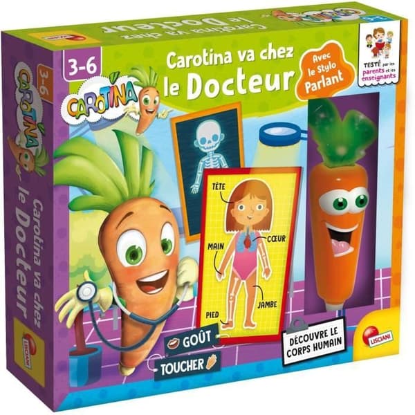 Doktor - Talande penna - CAROTINA - Upptäckten av den mänskliga kroppen, Interaktiv penna