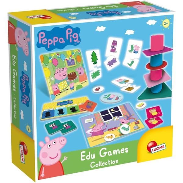 Pedagogiska spelsamling - Peppa Pig - Edu spelsamling - LISCIANI