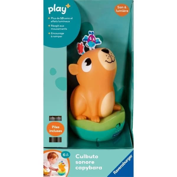 Ravensburger play+, Capybara sound tumbling, 6-36 månader, Första ålder, baby
