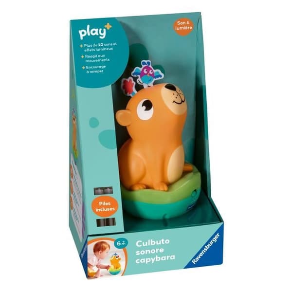 Ravensburger play+, Capybara sound tumbling, 6-36 månader, Första ålder, baby