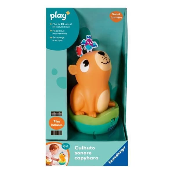 Ravensburger play+, Capybara sound tumbling, 6-36 månader, Första ålder, baby