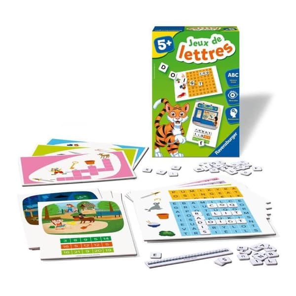 Ordspel - Pedagogiskt spel - Introduktion till läsning - Ravensburger - Från 5 år