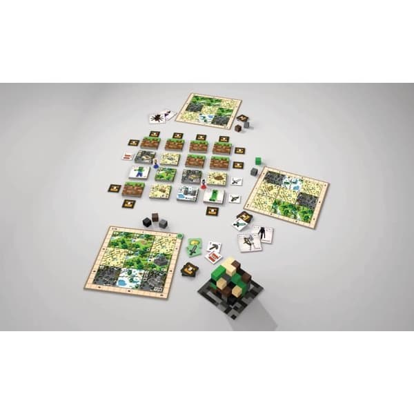 Minecraft Builders & Biomes, Brädspel, Från flerspråkig video (franska ingår), Ravensburger, 26132