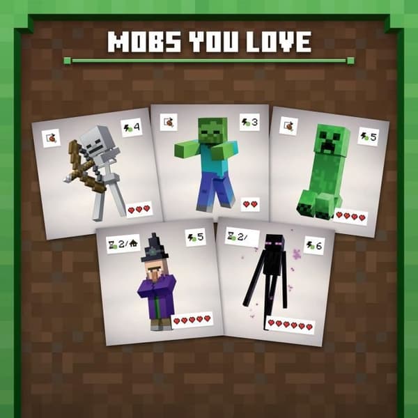 Minecraft Builders & Biomes, Brädspel, Från flerspråkig video (franska ingår), Ravensburger, 26132