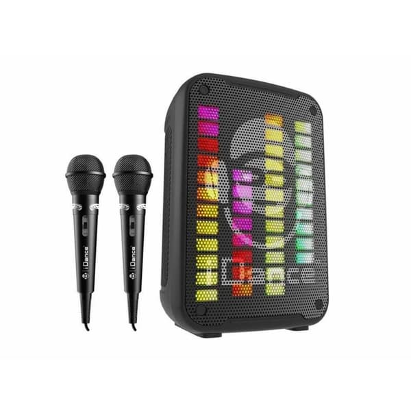 Højttaler med karaokemikrofon