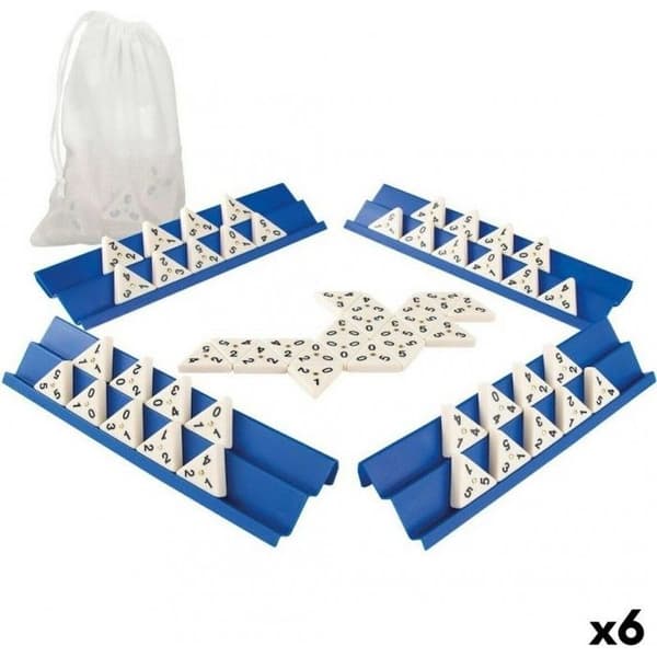 NC Brädspel Colorbaby Rummi 24,5 X 3 X 6 Cm (6 Enheter) (60 Delar)
