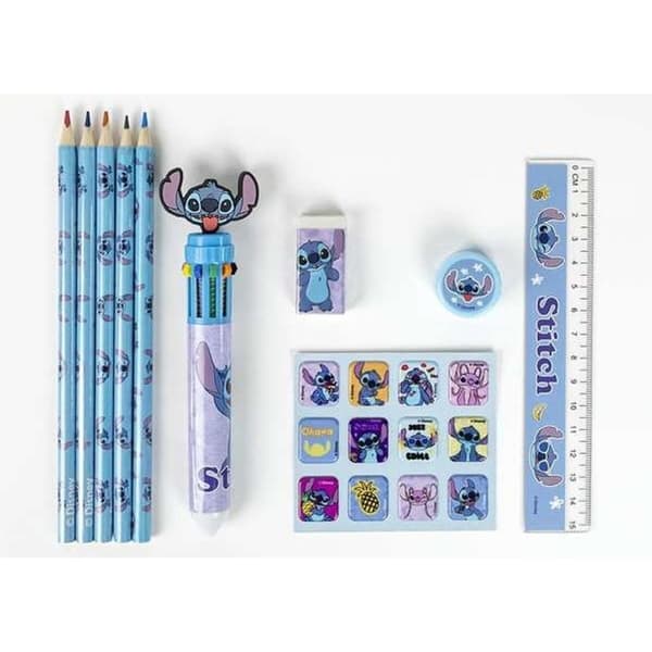 Tegningssæt Stitch Blå
