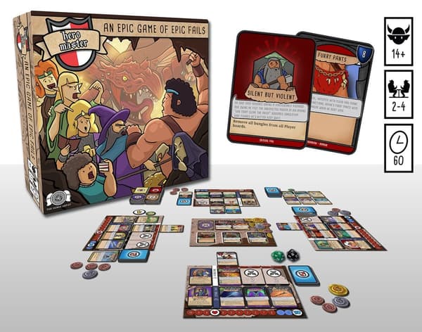 Hero Master An epic game of epic fails 6.6 på boardgame geek