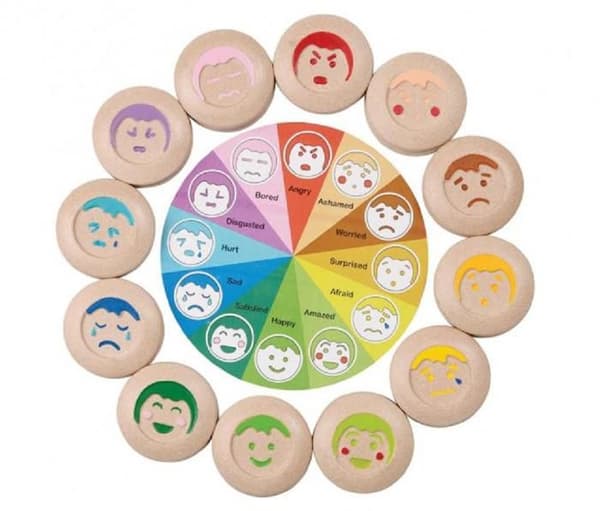 Sällskapsspel - PLAN TOYS - Uttrycks-lotto - Emotionell utveckling - 2 spelare eller fler - 24 månader och uppåt
