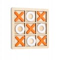 Miniatyrbild 1 av 5: TICKE-TÅ-SPEL för BARN FÄRGGLATT Trä 14x14cm Orange