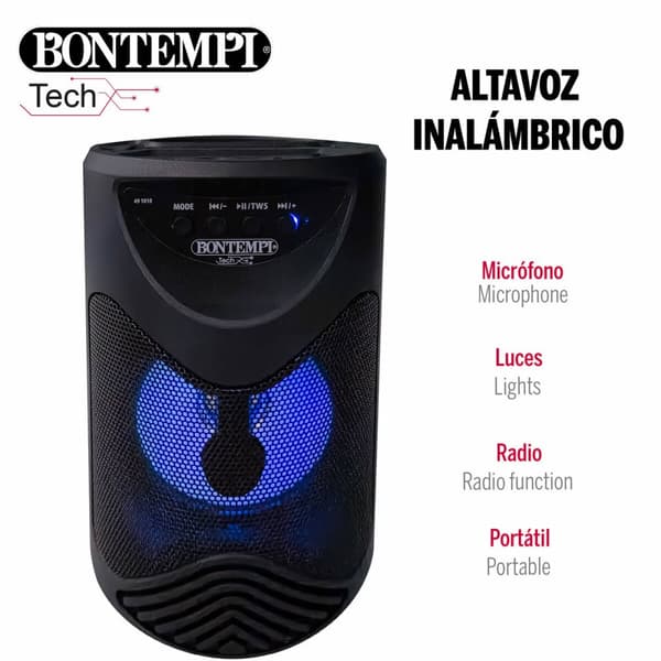 Högtalare med Karaoke Mikrofon Bontempi 6 antal