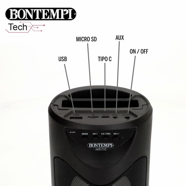 Högtalare med Karaoke Mikrofon Bontempi 6 antal
