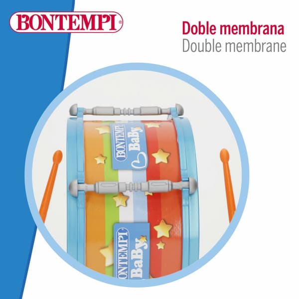 Trumma Bontempi 24 x 13 x 24 cm (6 antal)
