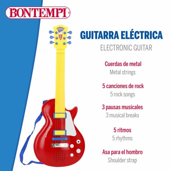 Børne Guitar Bontempi 20 x 56 x 4 cm (6 enheder)