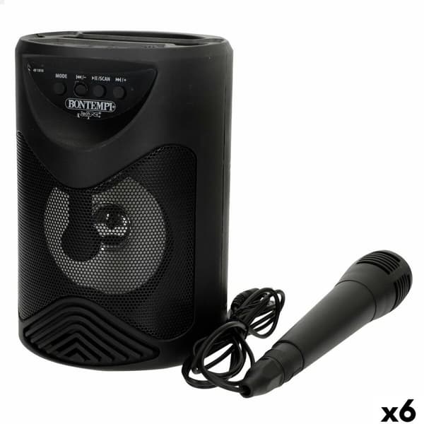 Højttaler med karaokemikrofon Bontempi 6 enheder