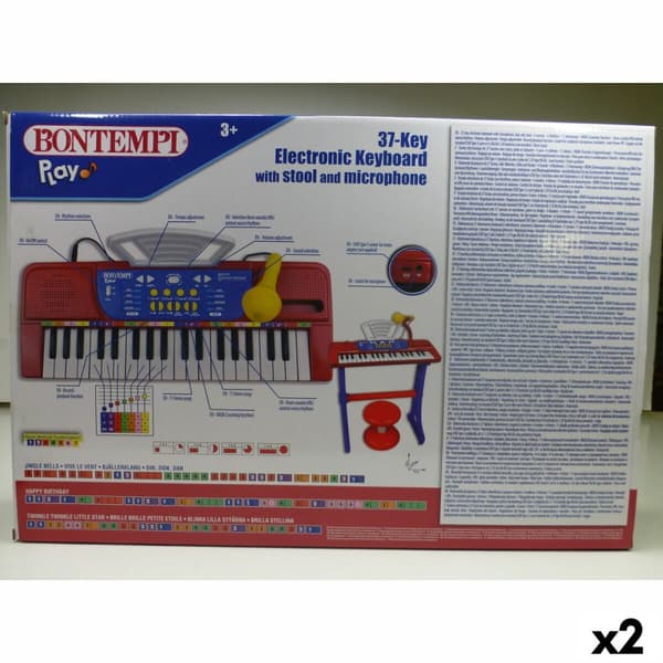 20-Key keyboard Bontempi 43 x 56 x 23 cm (2 enheder)