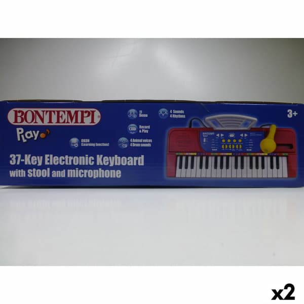 20-Key keyboard Bontempi 43 x 56 x 23 cm (2 enheder)