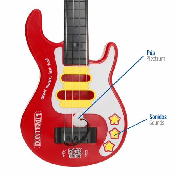 Børne Guitar Bontempi 17 x 51 x 5 cm (6 enheder)