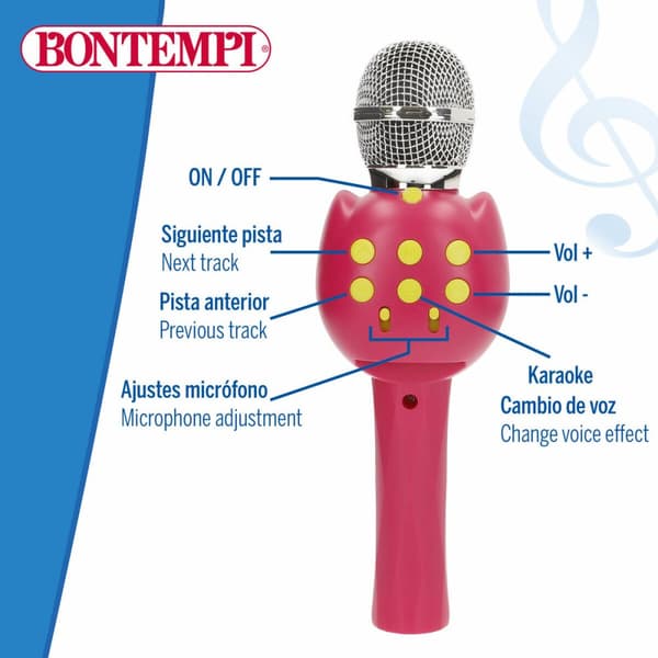Karaokemikrofon Bontempi 6 enheder