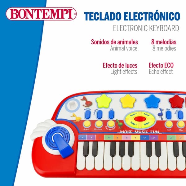 Elektrisk Piano Bontempi 38 x 18 x 17 cm (6 enheder)