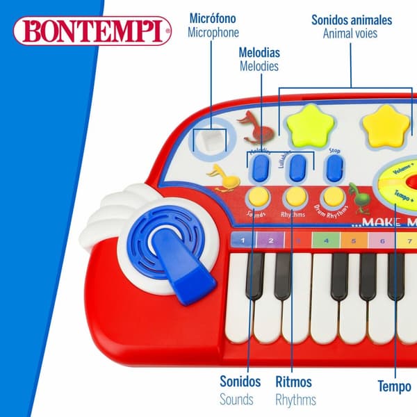 Elektrisk Piano Bontempi 38 x 18 x 17 cm (6 enheder)