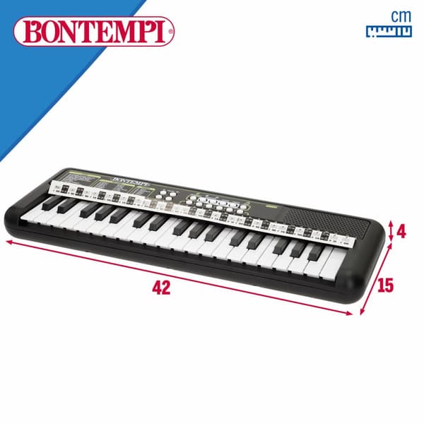 Tangentbord 37 Tangenter Bontempi 42 x 4 x 15 cm (6 antal)