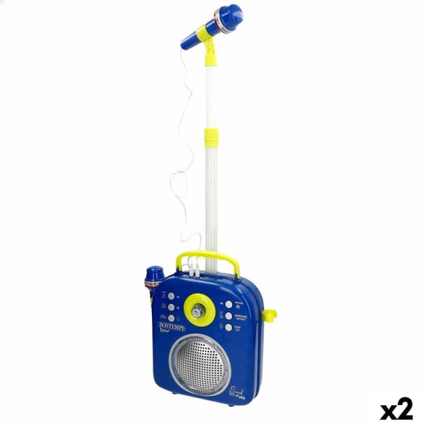 Högtalare med Karaoke Mikrofon Bontempi 2 antal