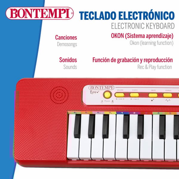 Tastatur Bontempi 47 x 3,5 x 13 cm (6 enheder)