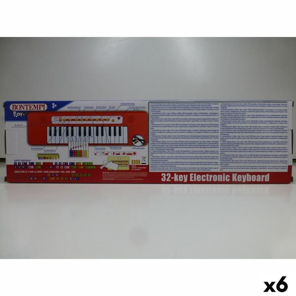 Tastatur Bontempi 47 x 3,5 x 13 cm (6 enheder)