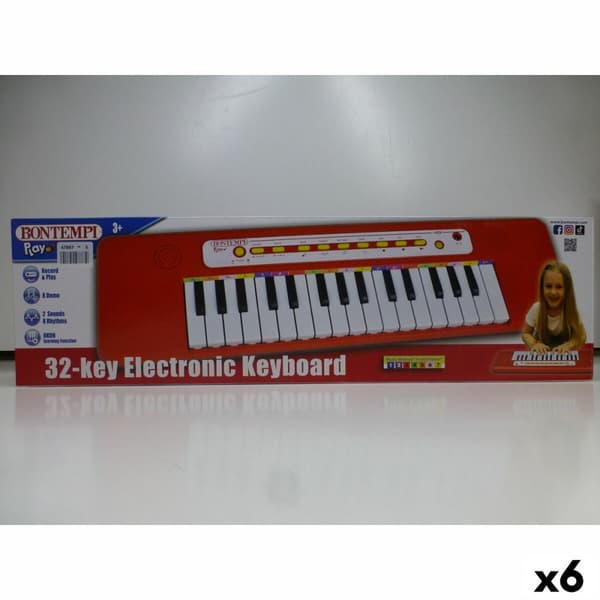 Tastatur Bontempi 47 x 3,5 x 13 cm (6 enheder)