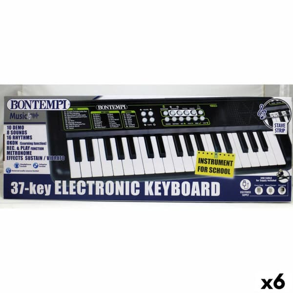 Tastatur med 37 Taster Bontempi 42 x 4 x 15 cm (6 enheter)