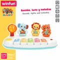 Miniatyrbilde 3 av 11: Lekepiano Winfun 26 x 11 x 15 cm (4 enheter)