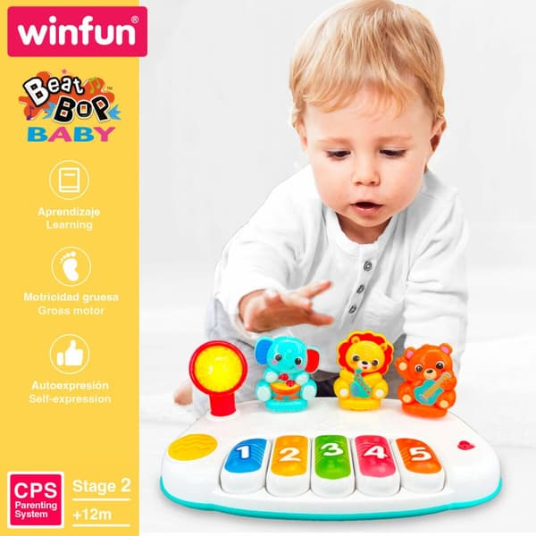 Lekepiano Winfun 26 x 11 x 15 cm (4 enheter)