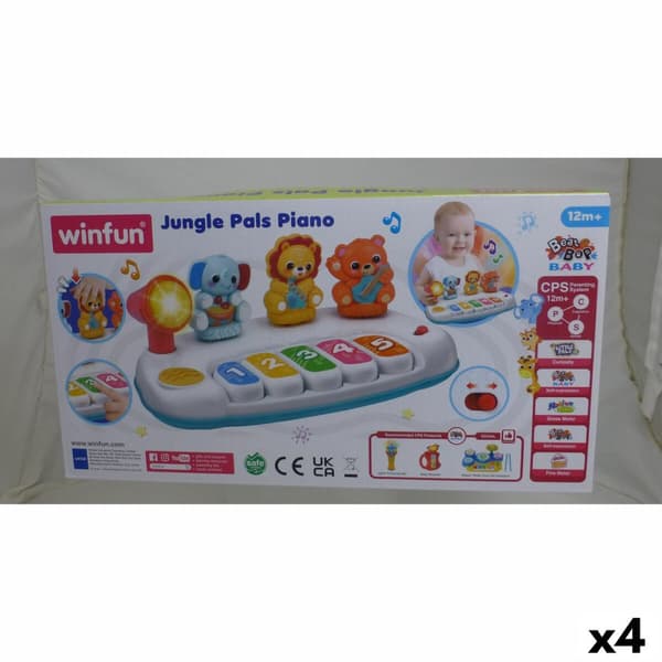 Lekepiano Winfun 26 x 11 x 15 cm (4 enheter)