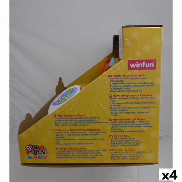 Lekepiano Winfun 26 x 11 x 15 cm (4 enheter)