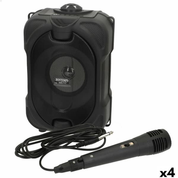 Højttaler med karaokemikrofon Bontempi 4 enheder