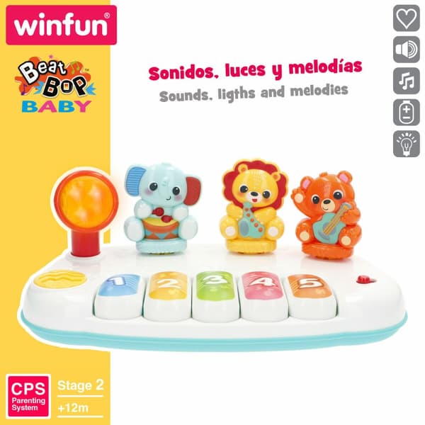 Legetøjsklaver Winfun 26 x 11 x 15 cm (4 enheder)