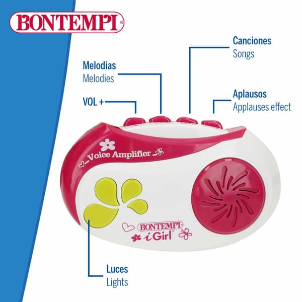 Legetøjsmikrofon Bontempi