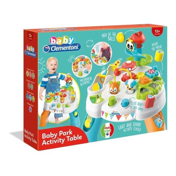 Babyaktivitetsbord Park Multicolor - CLEMENTONI - Interaktiv leksak - Inomhus - 24 månader - 2 år