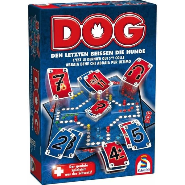 DOG - Brädspel - SCHMIDT SPIELE - Fördjupa dig i DOG-spelets fängslande värld med denna klassiska utgåva!