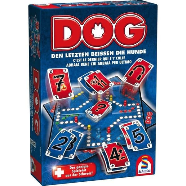 DOG - Brädspel - SCHMIDT SPIELE - Fördjupa dig i DOG-spelets fängslande värld med denna klassiska utgåva!