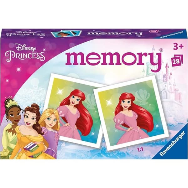 Spelkort Memory Game Disney Princesses RAVENSBURGER familjebrädspel