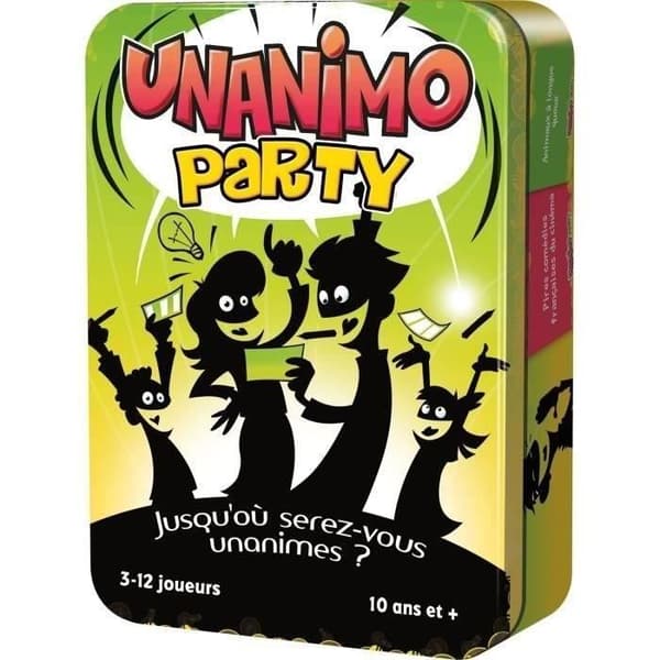Unanimo: Party | Brädspel | Från 10 år | 3 till 12 spelare | 20 minuter | Cocktailspel