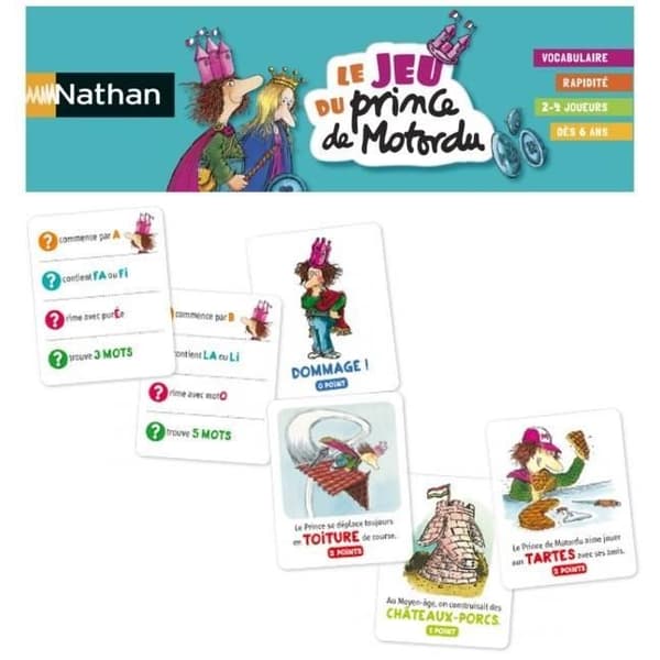 NATHAN - The Game of the Prince of Motordu - Brädspel