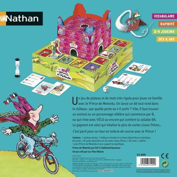 NATHAN - The Game of the Prince of Motordu - Brädspel