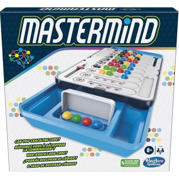 Mastermind, brädspel för familjer och barn, logikspel, presenter till familjen, spel för familjen