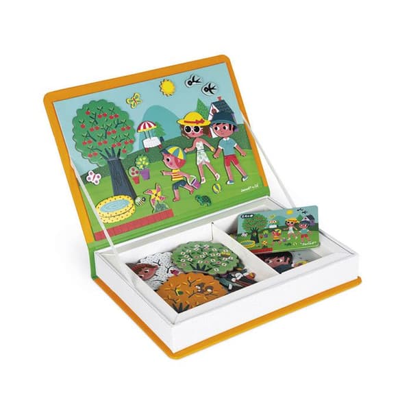 Magnetisk pedagogisk spel - JANOD - Magnéti'book 4 säsonger - Orange - Inomhus - 20 min
