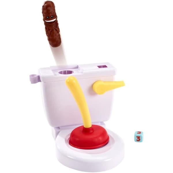 Brädspel för barn - Toilet Madness - MATTEL GAMES - 2 till 4 spelare - 5 år och äldre