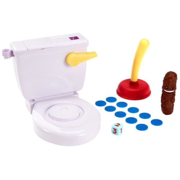 Brädspel för barn - Toilet Madness - MATTEL GAMES - 2 till 4 spelare - 5 år och äldre
